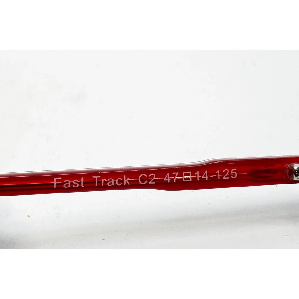 db4k Fast Track Eyeglasses Kids Blue Red Square Frames 47-14-125